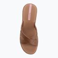 Klapki damskie Ipanema High Fashion II Slide brown/glitter/pink 5