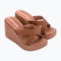 Klapki damskie Ipanema High Fashion II Slide brown/glitter/pink 8