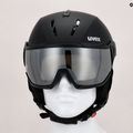 Kask narciarski UVEX Instinct Visor black matt/mirror silver/smoke 8