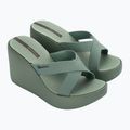 Klapki damskie Ipanema High Fashion II Slide green/glitter green/grey 8