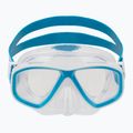 Maska do nurkowania Mares Puffer aqua white/clear 2