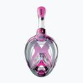 Maska pełnotwarzowa do snorkelingu dziecięca SEAC Magica black silicone/pink 6
