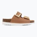 Klapki damskie Scholl Montery 2 Straps Ad Med cognac 2