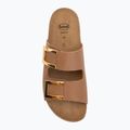 Klapki damskie Scholl Montery 2 Straps Ad Med cognac 5