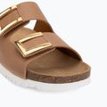 Klapki damskie Scholl Montery 2 Straps Ad Med cognac 7