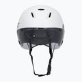 Kask rowerowy MET Codatronica white/silver matt glossy 2