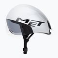 Kask rowerowy MET Codatronica white/silver matt glossy 3
