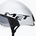 Kask rowerowy MET Codatronica white/silver matt glossy 7