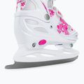 Łyżwy dziecięce Roces Jokey Ice 3.0 Girl white/pink 8