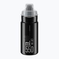 Bidon rowerowy Elite Jet Plus 550 ml black/grey logo