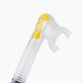 Fajka do nurkowania Cressi Alpha Ultra Dry clear/black/yellow 3