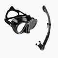 Zestaw do nurkowania Cressi Big Eyes Evolution + Alpha Ultra Dry black/black