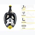 Maska pełnotwarzowa do snorkelingu Cressi Bali Full Face black/grey 5