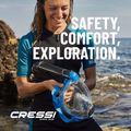 Maska pełnotwarzowa do snorkelingu Cressi Komodo Full Face white/black 14