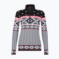Bluza termoaktywna damska Newland Kristel Half Zip black/white