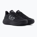 Buty EA7 Emporio Armani Wave Cracking full black/silver 9
