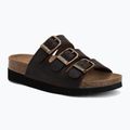 Klapki damskie Scholl Rio Wedge Ad Med dark brown