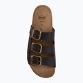 Klapki damskie Scholl Rio Wedge Ad Med dark brown 5