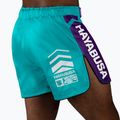 Spodenki treningowe męskie Hayabusa Icon Mid-Thigh MMA teal/white 4
