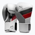 Rękawice bokserskie Hayabusa T3 white/red 8