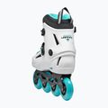 Rolki damskie Rollerblade Lightning W white/aqua 5
