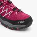 Buty trekkingowe dziecięce CMP Rigel Low Wp berry/pink fluo 7