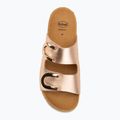 Klapki damskie Scholl Montery 2 Straps Ad Med rose/gold 5