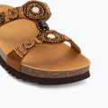 Klapki damskie Scholl New Bogota Wedge Med cognac/multi 7