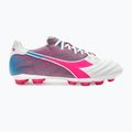 Buty piłkarskie męskie Diadora Brasil Elite Veloce GR LPU white/pink fluo/blue fluo 11
