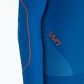 Bluza termoaktywna męska UYN Evolutyon UW Shirt blue/blue/orange shiny 3