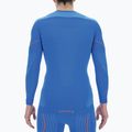 Bluza termoaktywna męska UYN Evolutyon UW Shirt blue/blue/orange shiny 5