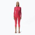 Bluza termoaktywna damska UYN Elevation Biomorph LS Turtle Neck pink yarrow 2