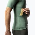 Koszulka rowerowa męska Alé Color Block Off Road army green 6