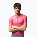 Koszulka rowerowa męska Alé Color Block flamingo pink