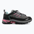 Buty trekkingowe dziecięce CMP Rigel 2.0 Low Waterproof grey/acquarius/pink fluo 2