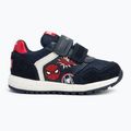 Buty dziecięce Geox Alben nylon navy/red 2
