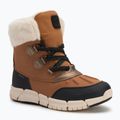 Śniegowce dziecięce Geox Flexyper ABX whisky/black