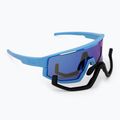 Okulary przeciwsłoneczne Bliz Fusion matte blue/grey blue mirror