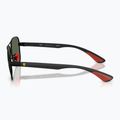 Okulary przeciwsłoneczne Ray-Ban Rb8336M Scuderia matt black/dark green 7