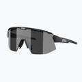 Okulary przeciwsłoneczne Bliz Breeze Small matte black/smoke silver mirror/orange