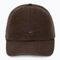 Czapka z daszkiem męska Aeronautica Militare HA1245UCT04293 chestnut brown 2