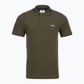 Koszulka polo męska Aeronautica Militare 262PO1308UP00082 Polo verde scuro