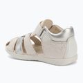 Sandały dziecięce Geox Macchia white/silver 3