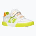 Buty dziecięce Geox Gisli white/fluo green 8