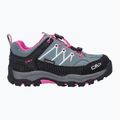 Buty trekkingowe dziecięce CMP Rigel Low Wp mineral green/purple fluo 9