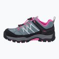 Buty trekkingowe dziecięce CMP Rigel Low Wp mineral green/purple fluo 10