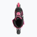 Rolki dla dzieci z ochraniaczami Rollerblade Microblade Combo Jr black/pink 5