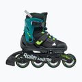 Rolki dziecięce Rollerblade Microblade XT Jr black/petrol green 3