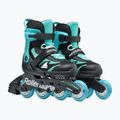 Rolki dziecięce Rollerblade Microblade Jr black/light blue 2