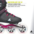 Rolki damskie Rollerblade Macroblade 90 W black/burgundy/ocean green 10